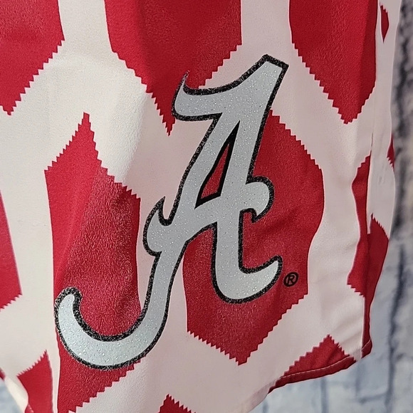 GAMEDAY COUTURE Red and White Alabama Shirt Dress Small - Picture 4 of 9